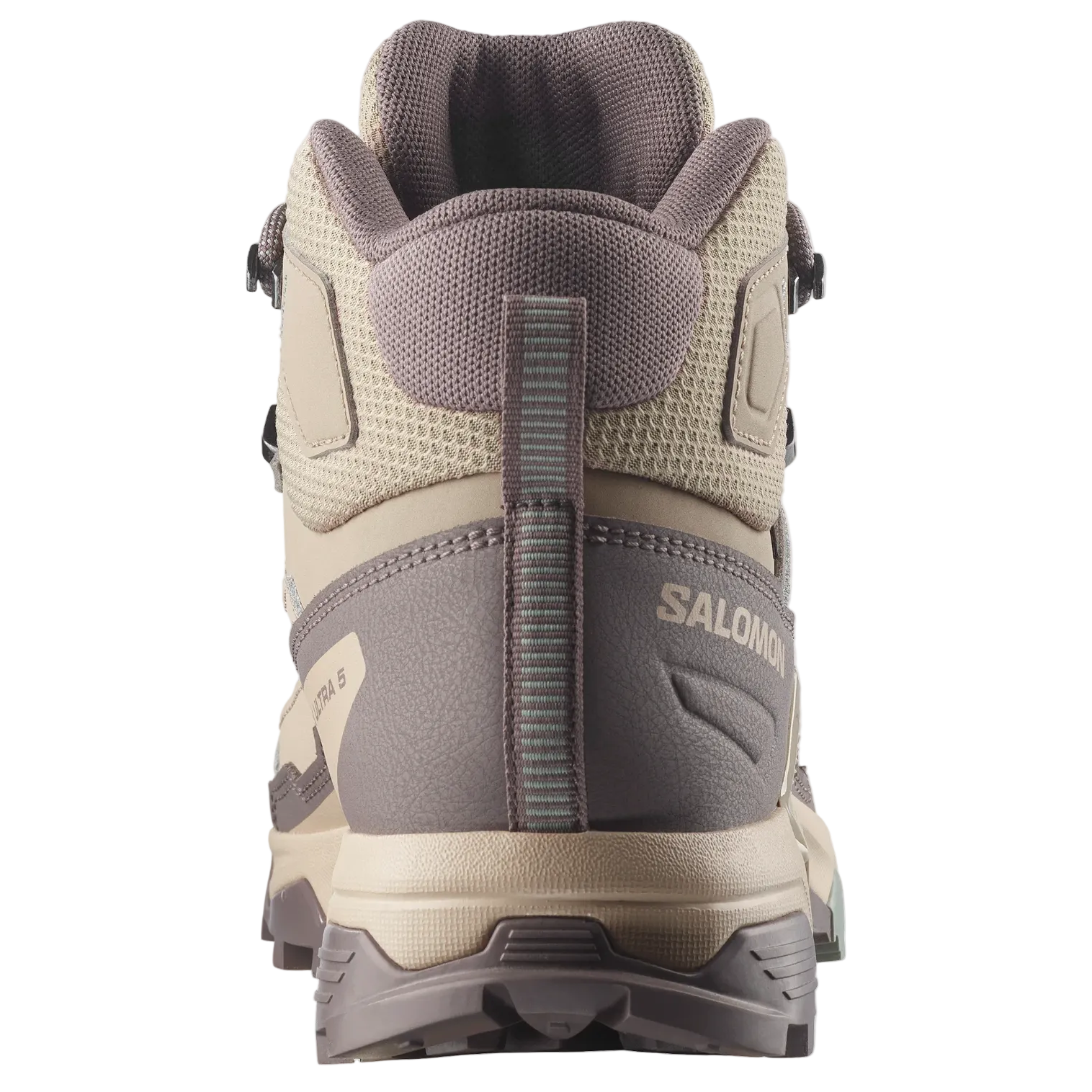 Chaussures SALOMON X Ultra 5 Mid GTX W iron/desert tan/green milieu