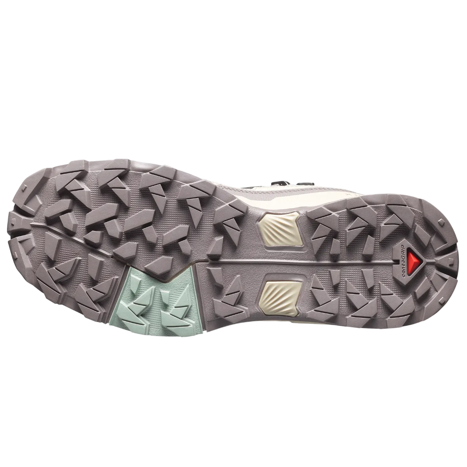 Chaussures SALOMON X Ultra 5 Mid GTX W iron/desert tan/green milieu