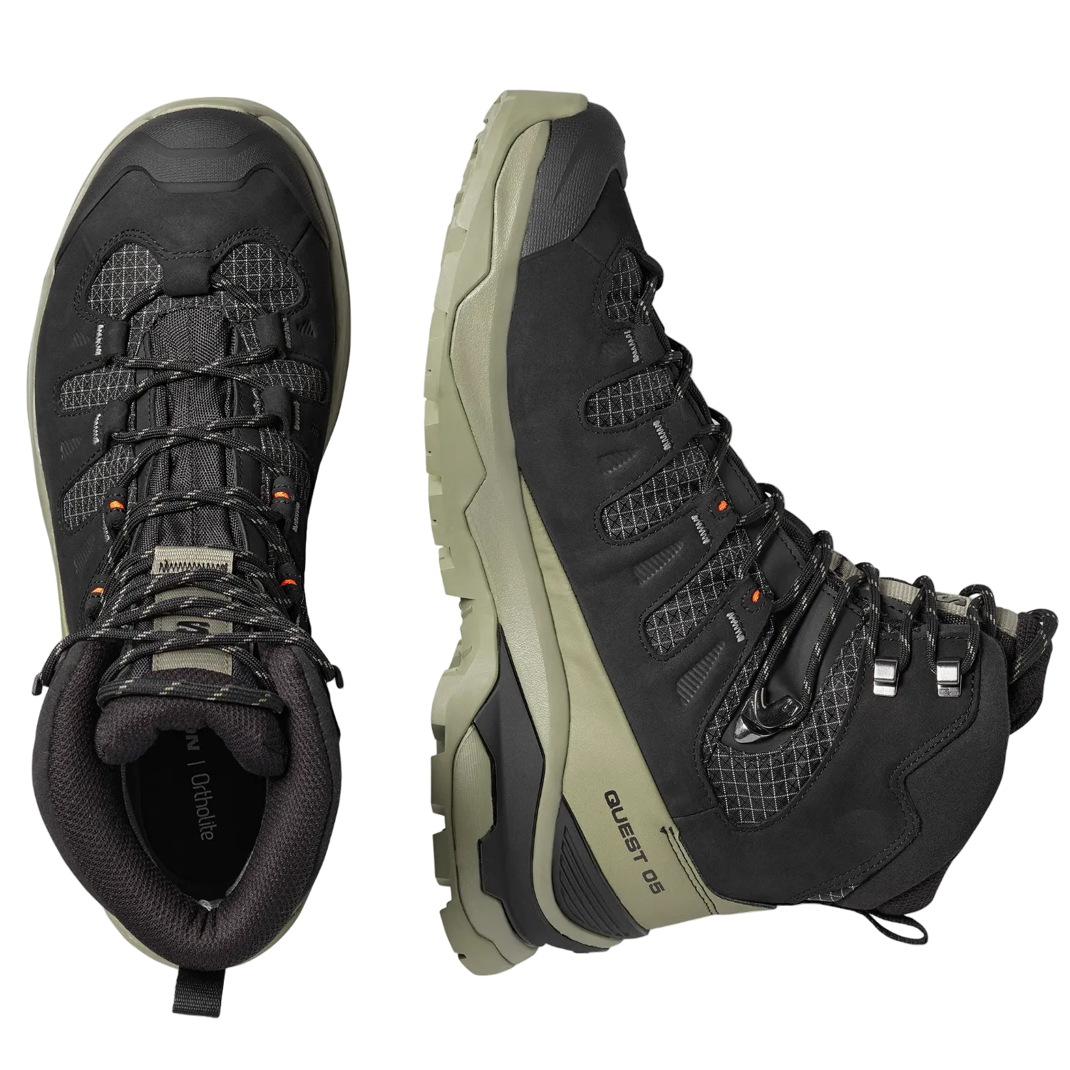 Scarpe SALOMON Quest 5 GTX black/deep litchen green/black