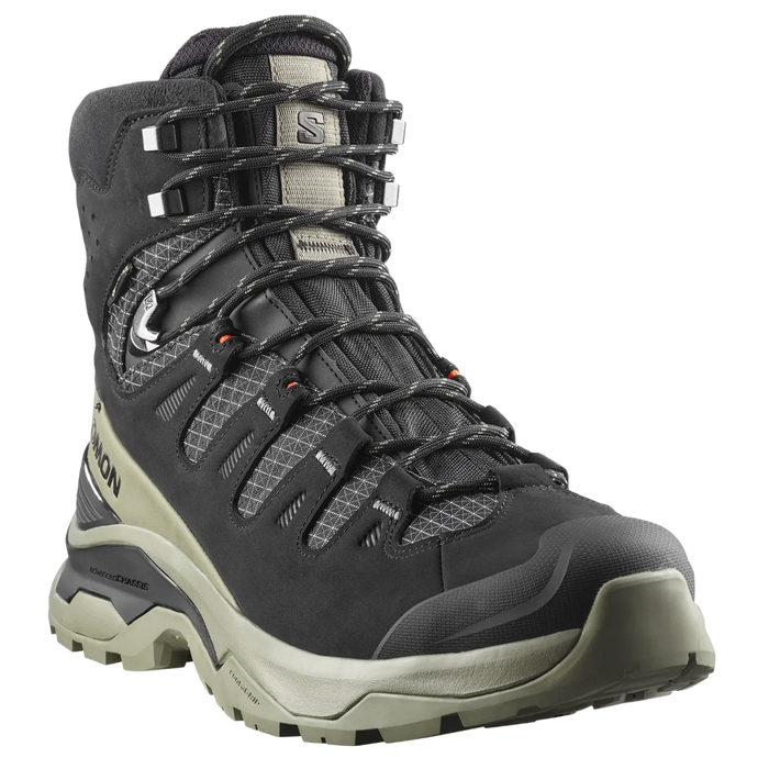 SALOMON batai Quest 5 GTX juodi / tamsiai kerpių žali / juodi