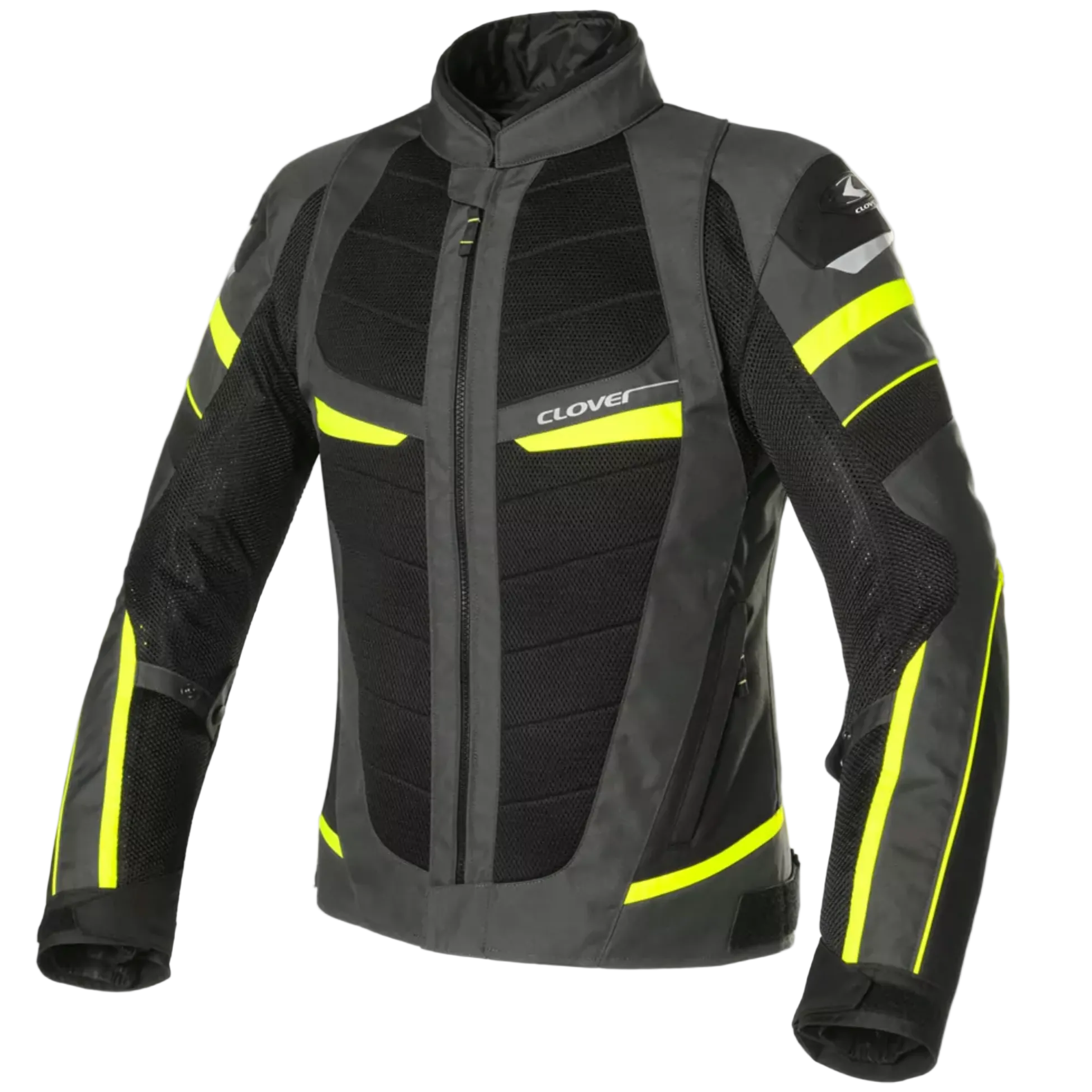 CLOVER Jacke Rainjet 2 WP Lady schwarz/gelb