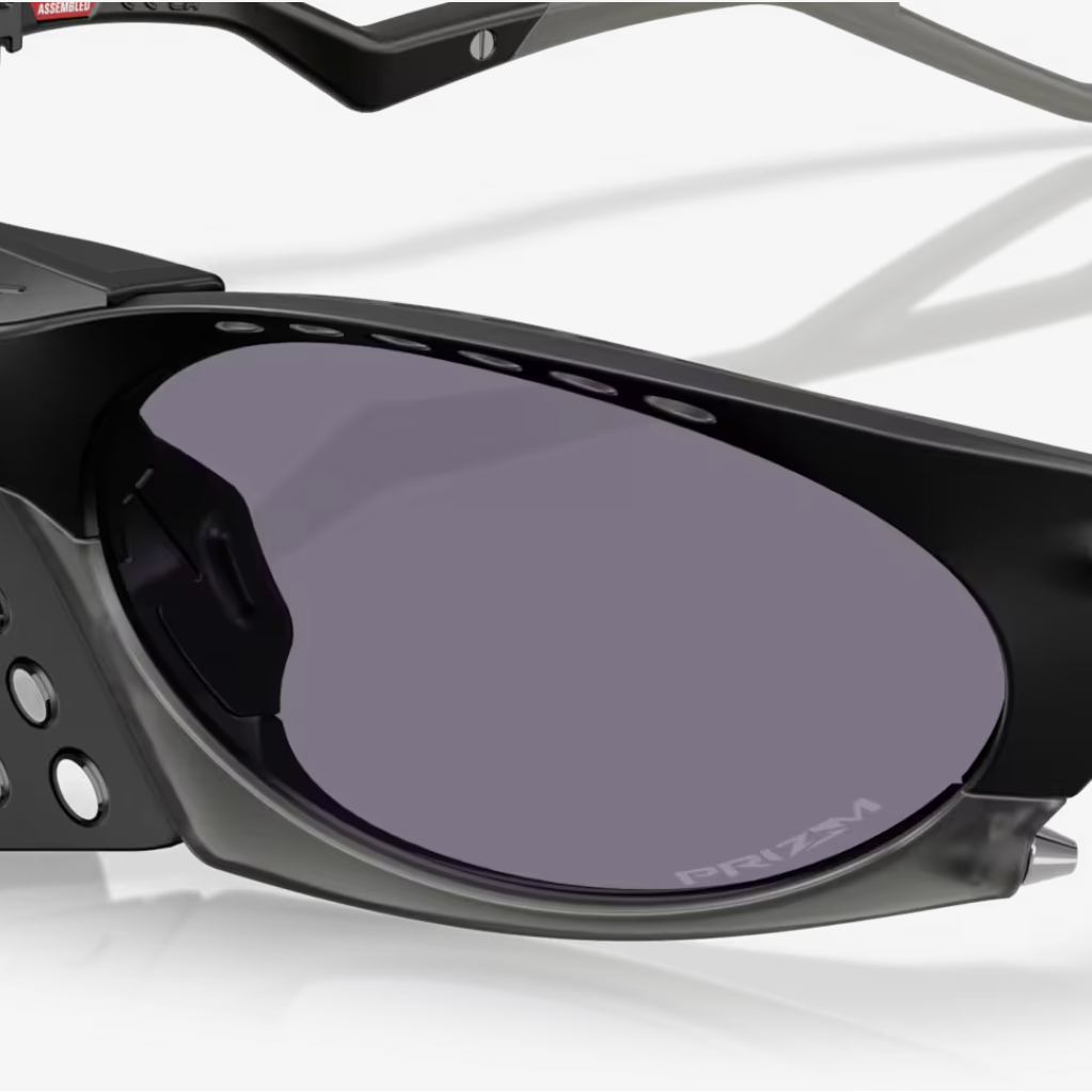 OAKLEY solbriller Plantaris mat sort med prizm grå