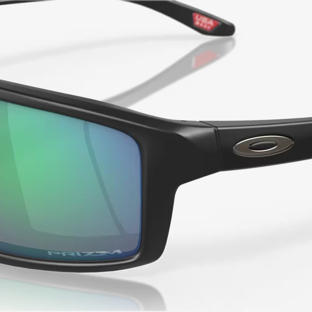 OAKLEY solbriller Gibston mat sort med prizm jade