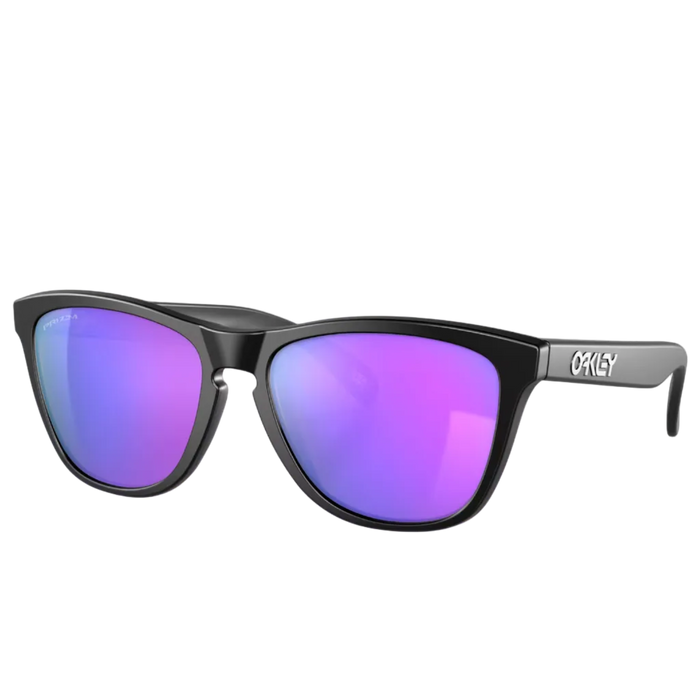 Occhiali da sole OAKLEY Frogskins nero opaco con prizm violetto