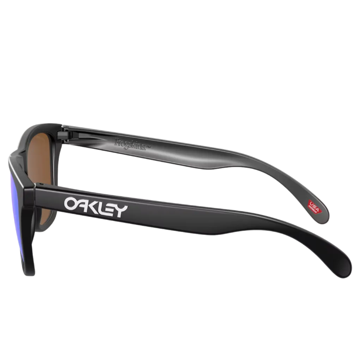OAKLEY sunglasses Frogskins matt black w/prizm violet