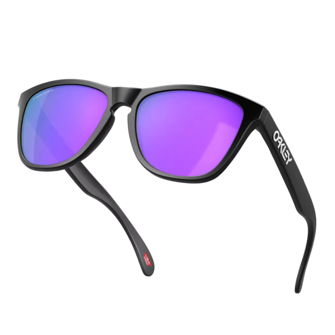 OAKLEY sunglasses Frogskins matt black w/prizm violet