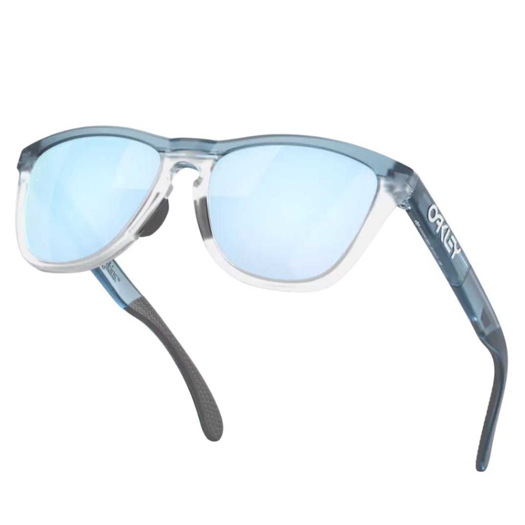 OAKLEY zonnebril Frogskins Range trans stonewash clear met prizm deep water polar
