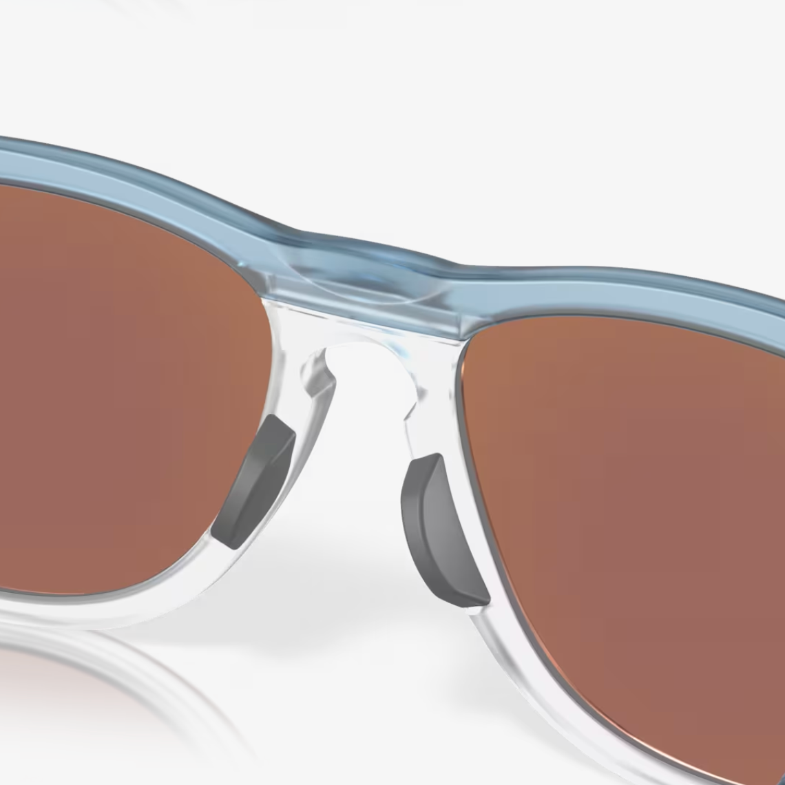 OAKLEY zonnebril Frogskins Range trans stonewash clear met prizm deep water polar
