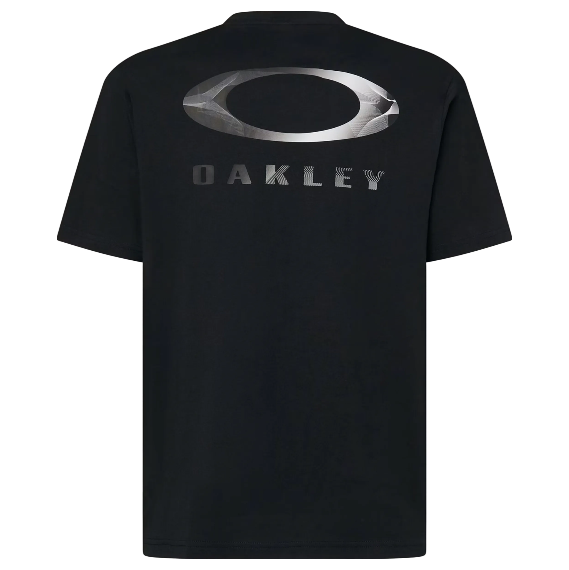 T-shirt OAKLEY Ellipse Bark Metal Tee nero totale
