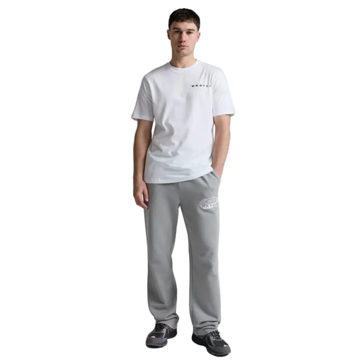 T-shirt OAKLEY Ellipse Bark Metal Tee bianca