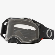 OAKLEY MX goggles Airbrake Tuff Block matt black/silver w/clear