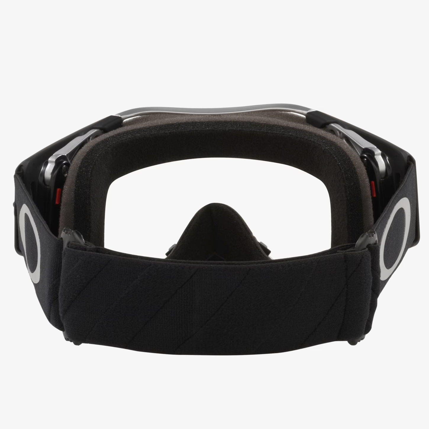 OAKLEY MX goggles Airbrake Tuff Block matt black/silver w/clear