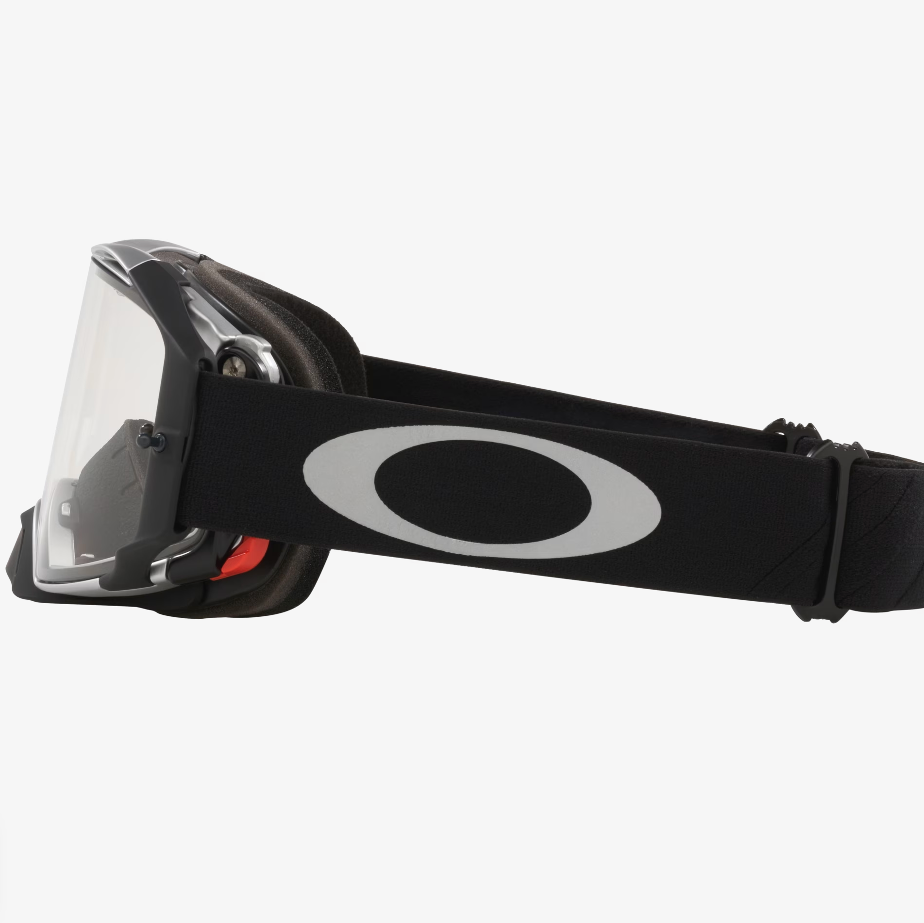 OAKLEY MX goggles Airbrake Tuff Block matt black/silver w/clear