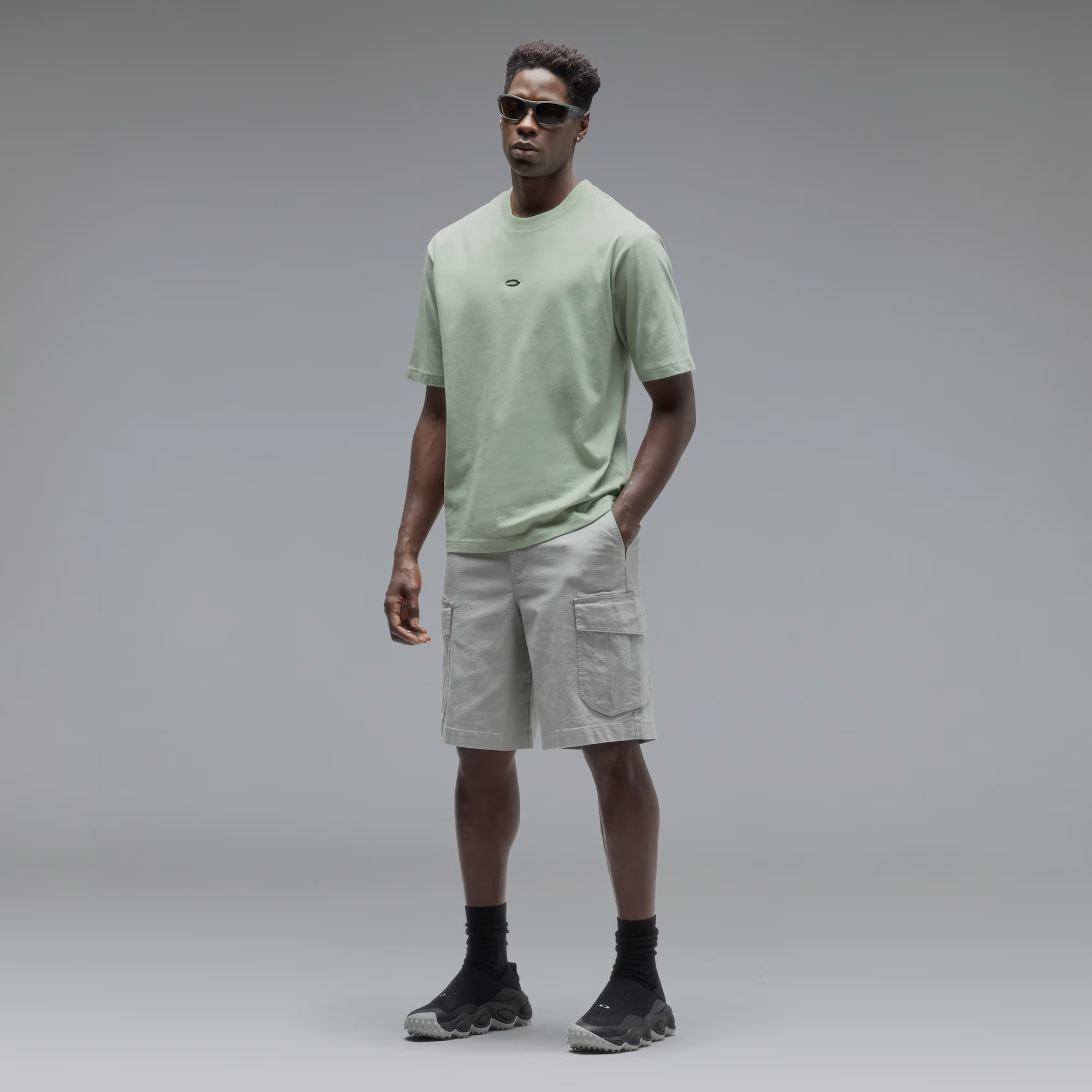 T-shirt OAKLEY Metal Rise Tee verde sbiadito