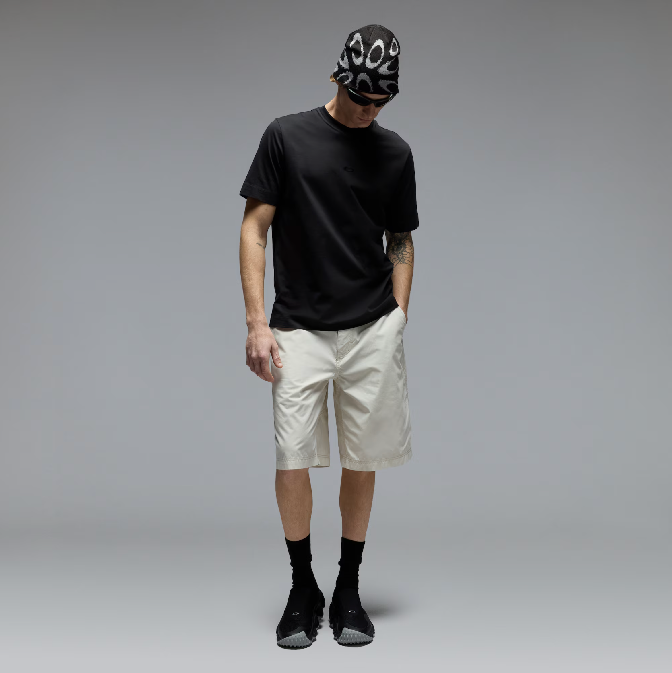 T-shirt OAKLEY Stacked Flow Tee nero intenso