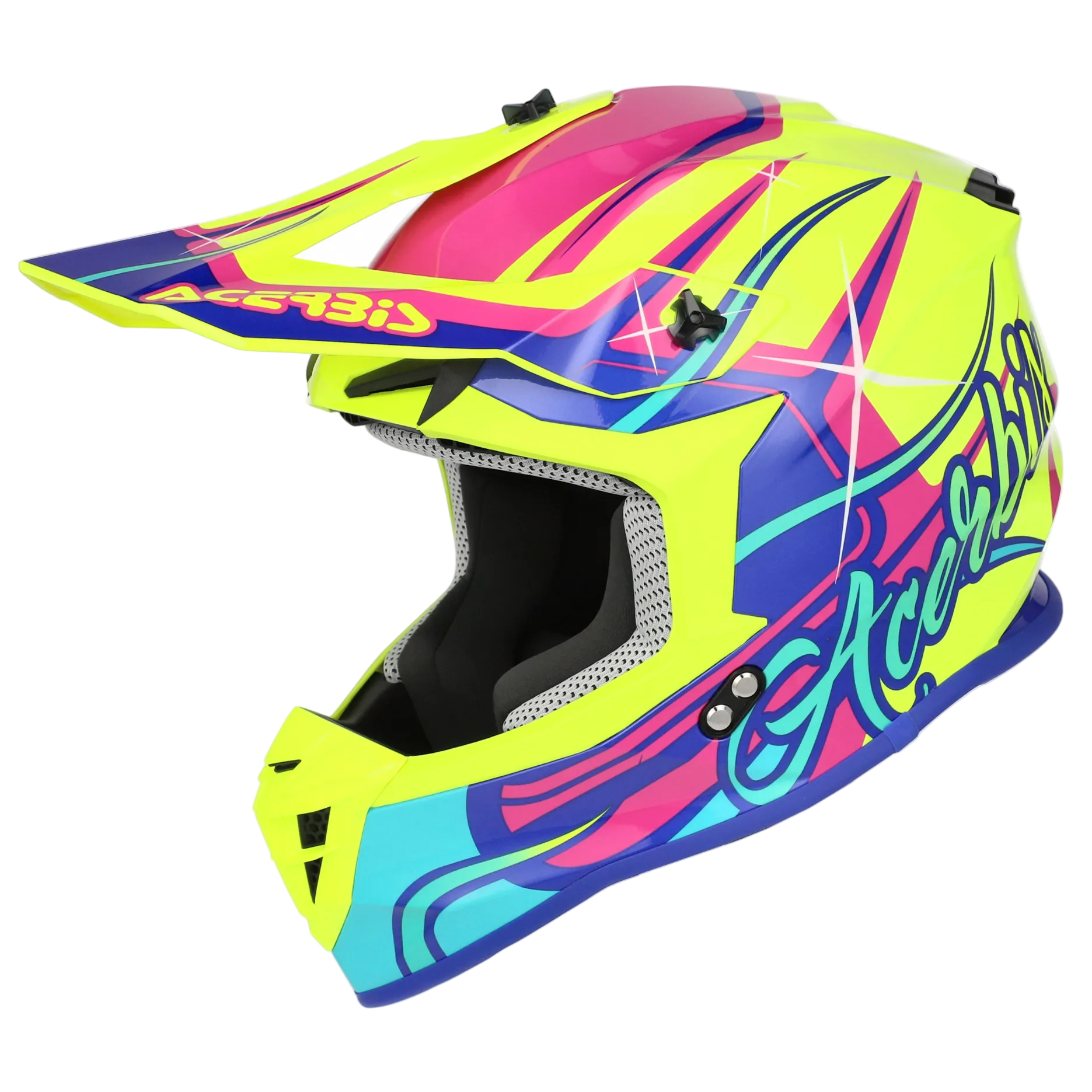 Casco ACERBIS Linear 2206 giallo/viola