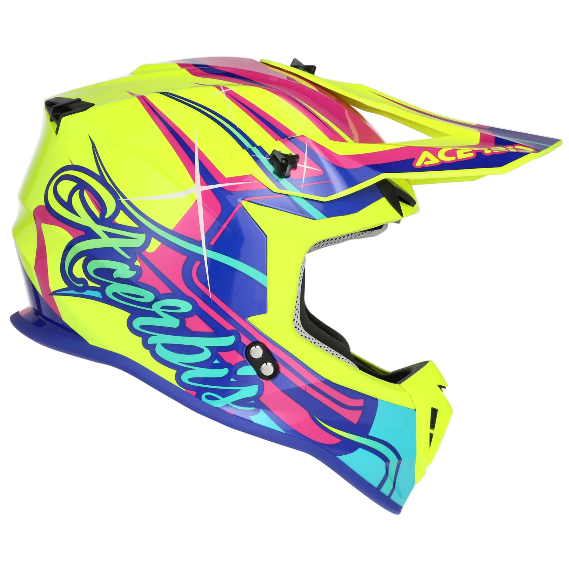 Casco ACERBIS Linear 2206 giallo/viola
