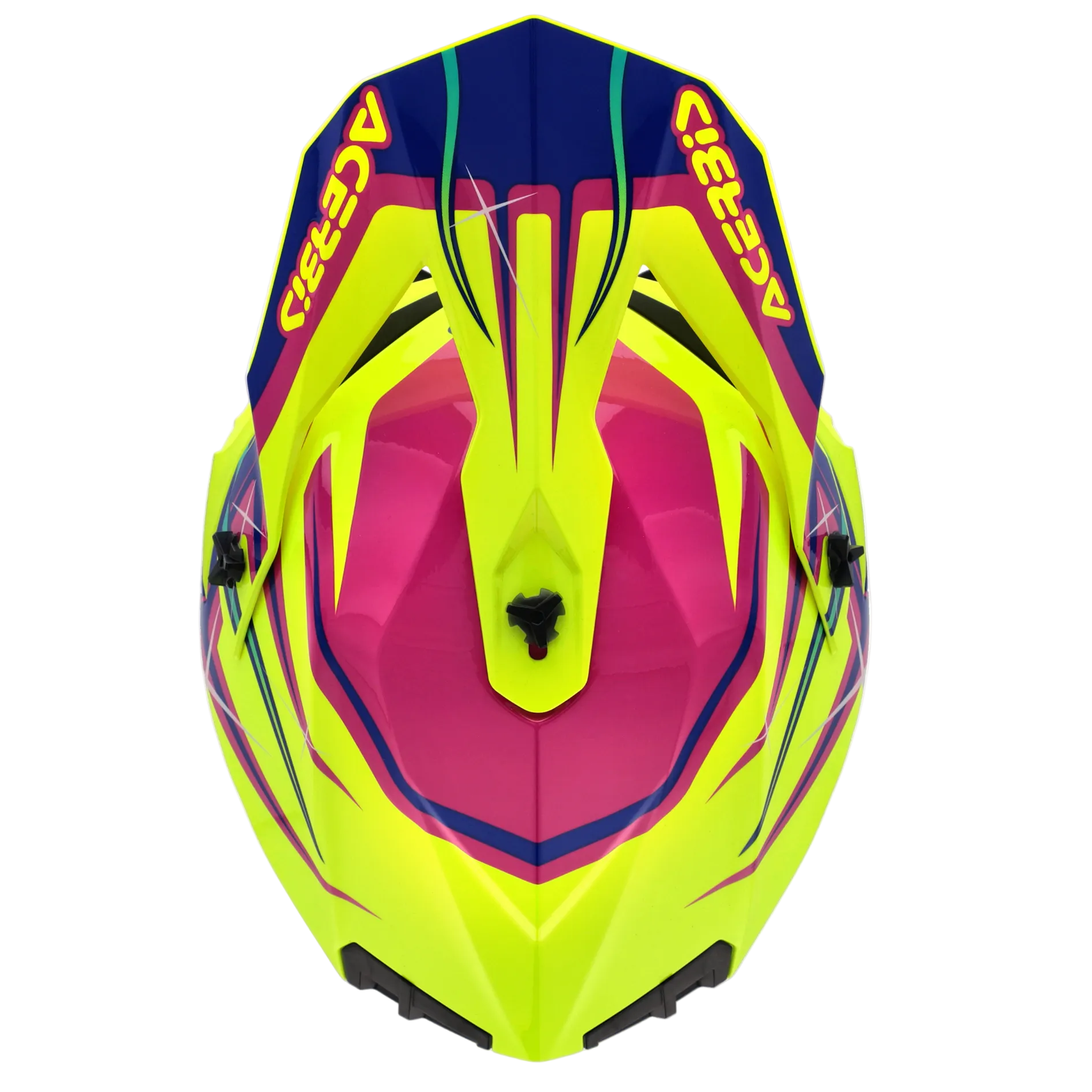 Casco ACERBIS Linear 2206 giallo/viola