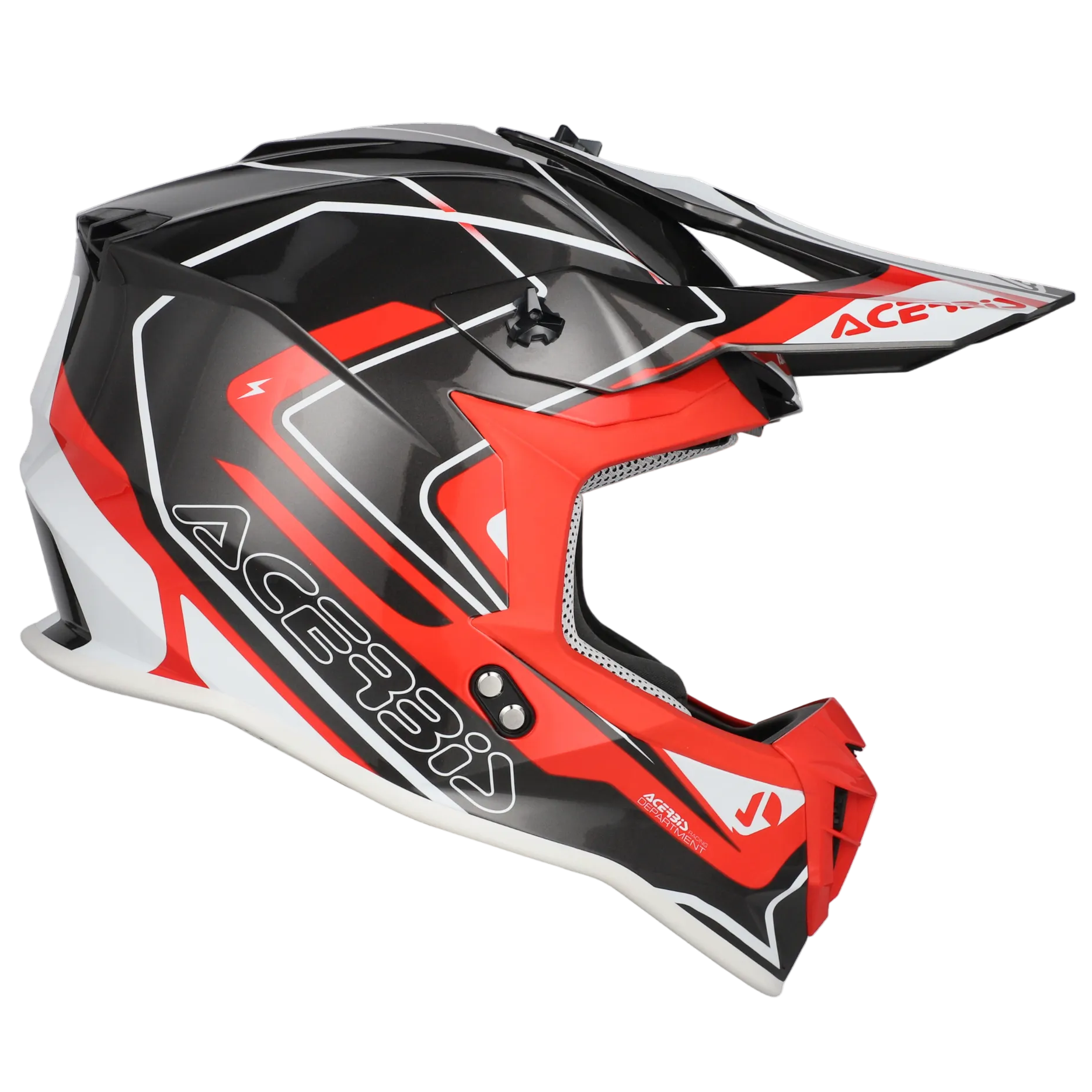 Casque ACERBIS Linear 2206 gris/rouge