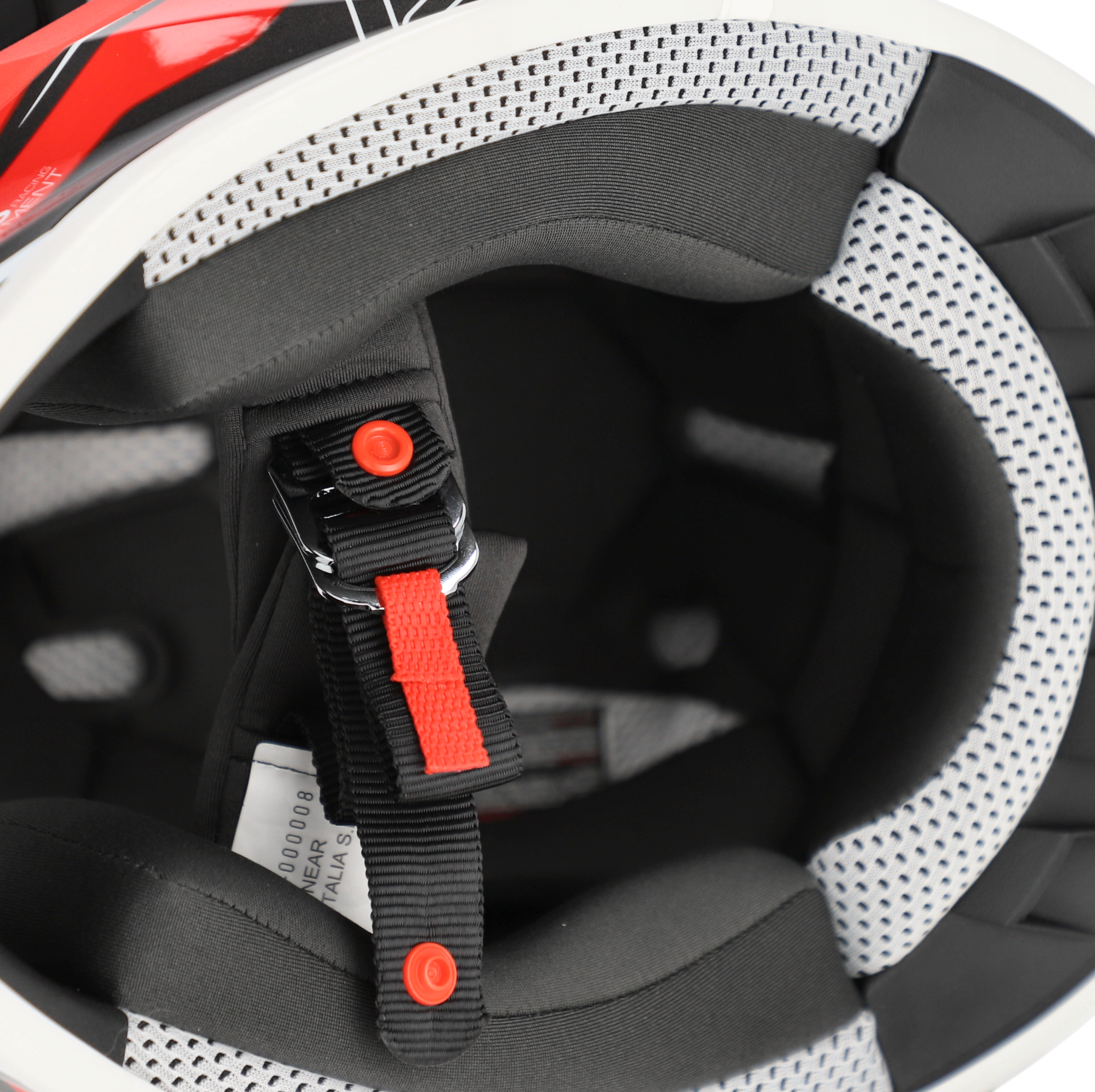 Casque ACERBIS Linear 2206 gris/rouge