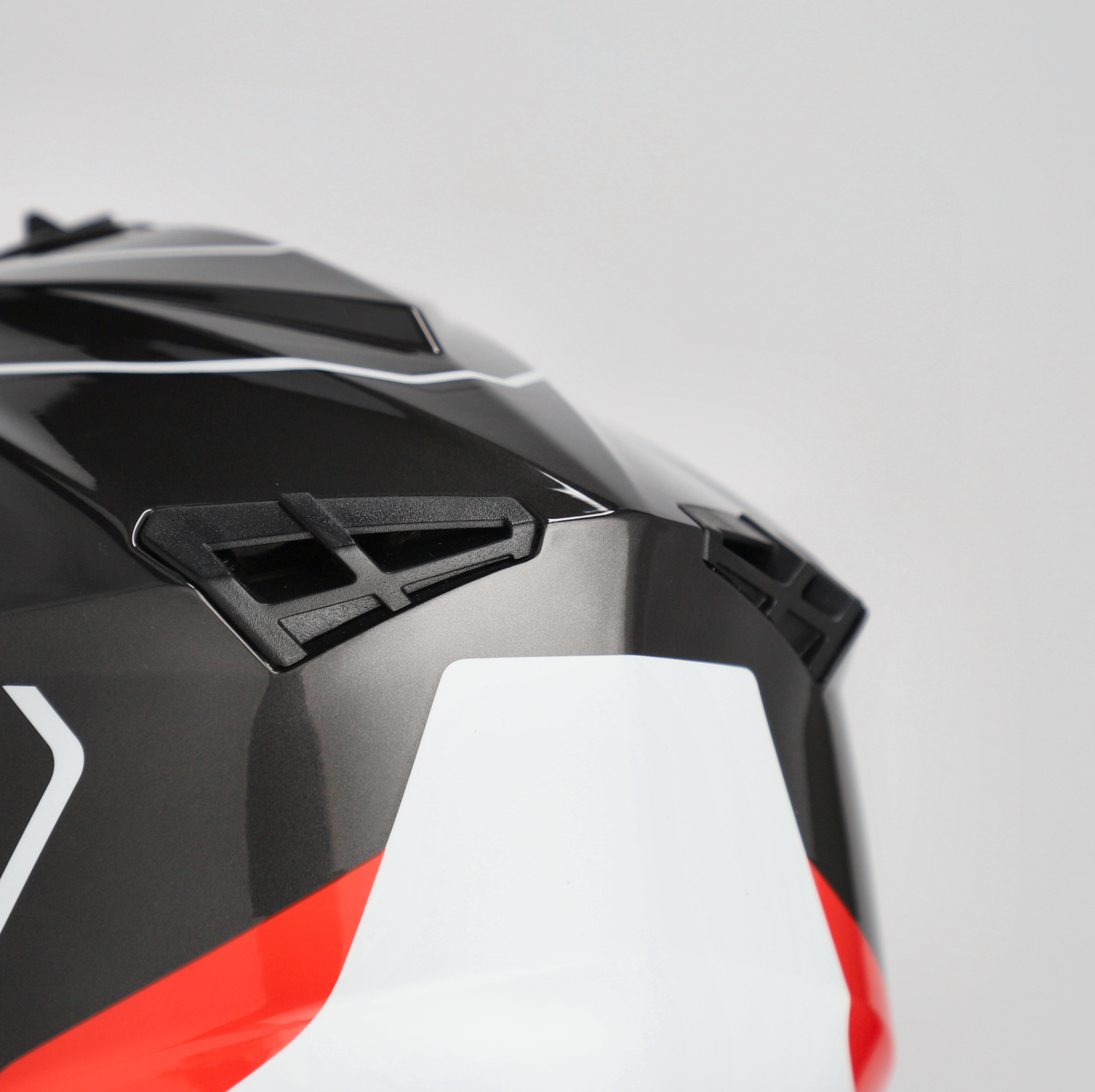 Casque ACERBIS Linear 2206 gris/rouge