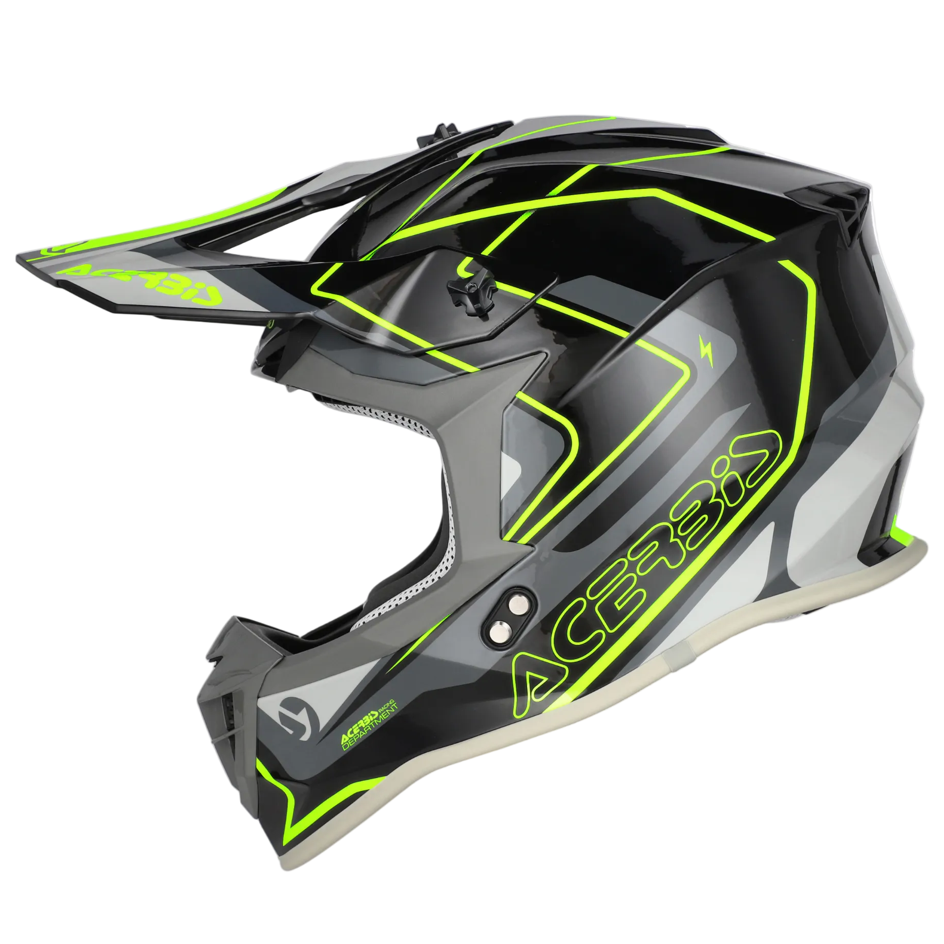 ACERBIS helmet Linear 2206 black/yellow fluo