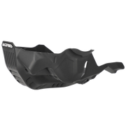 Black protective mask guard on a white background