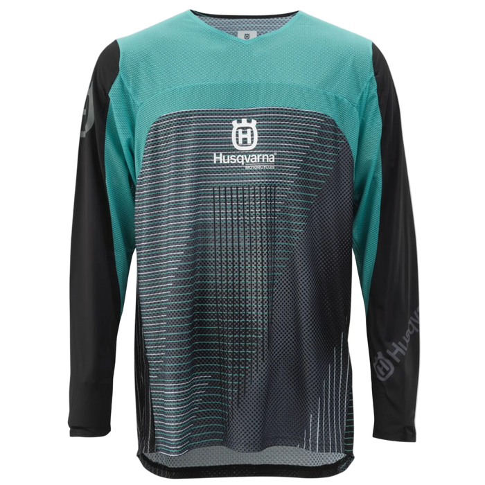 Koszulka HUSQVARNA Railed Air czarny/niebieski