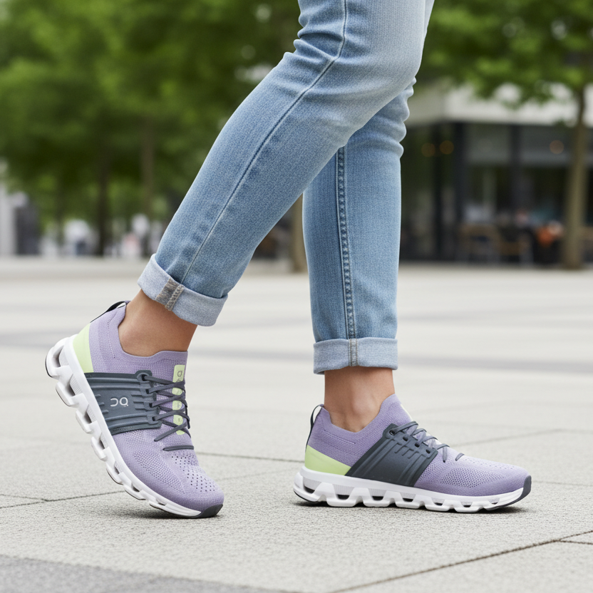 Scarpe ON Cloudswift 3 viola/grigio/giallo