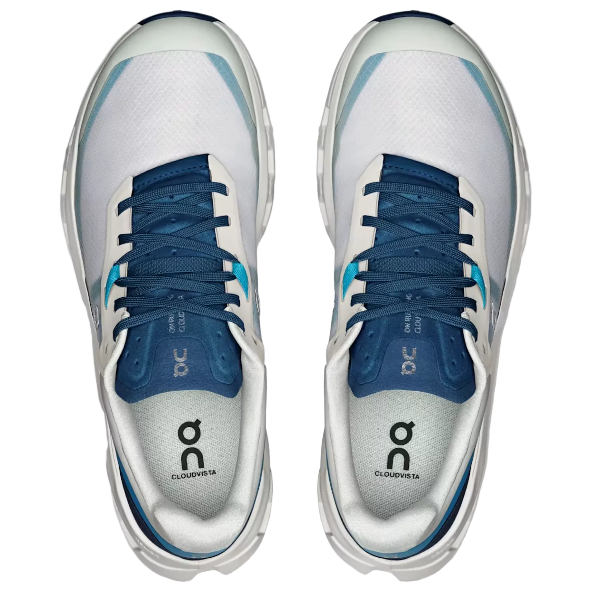 ON schoenen Cloudvista 2 W wit/blauw