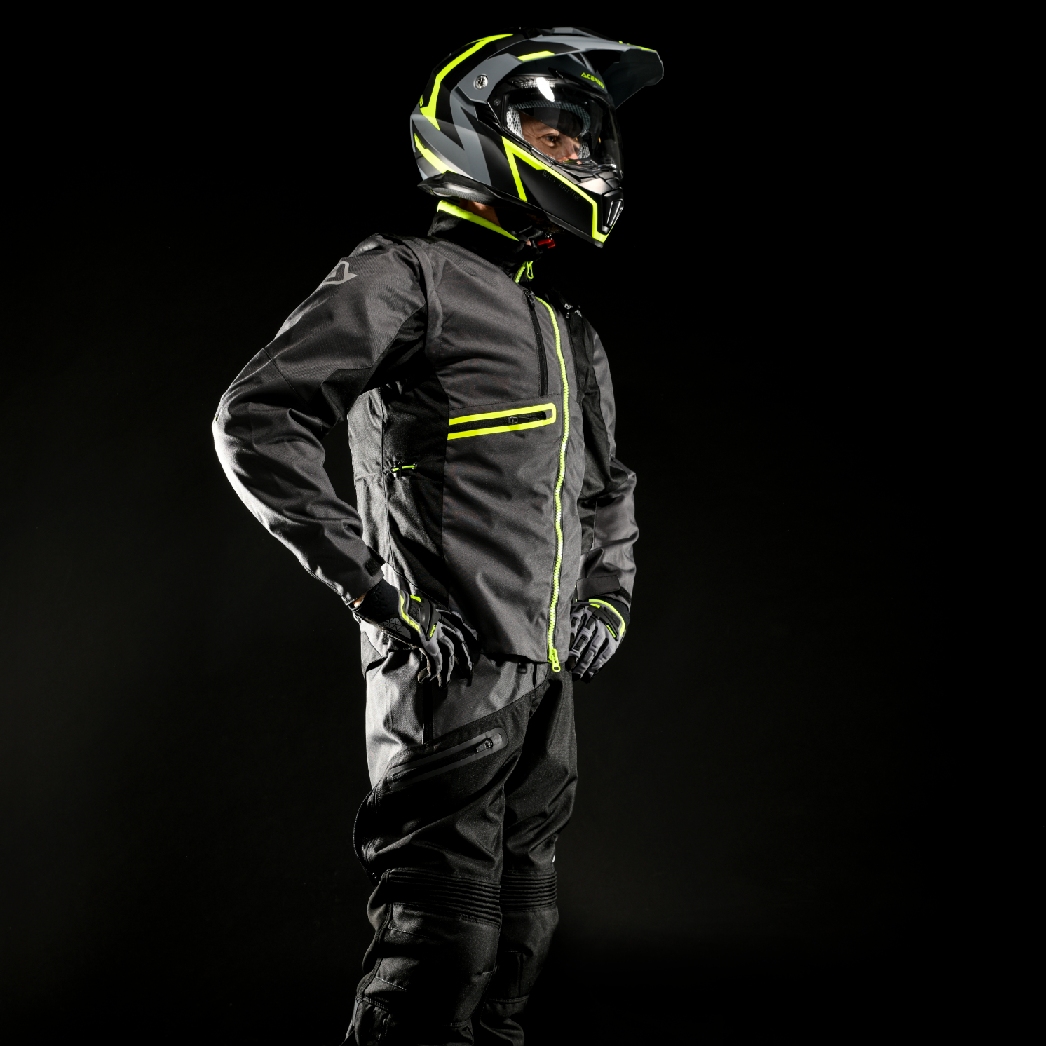 ACERBIS live Enduro One juoda/geltona fluo