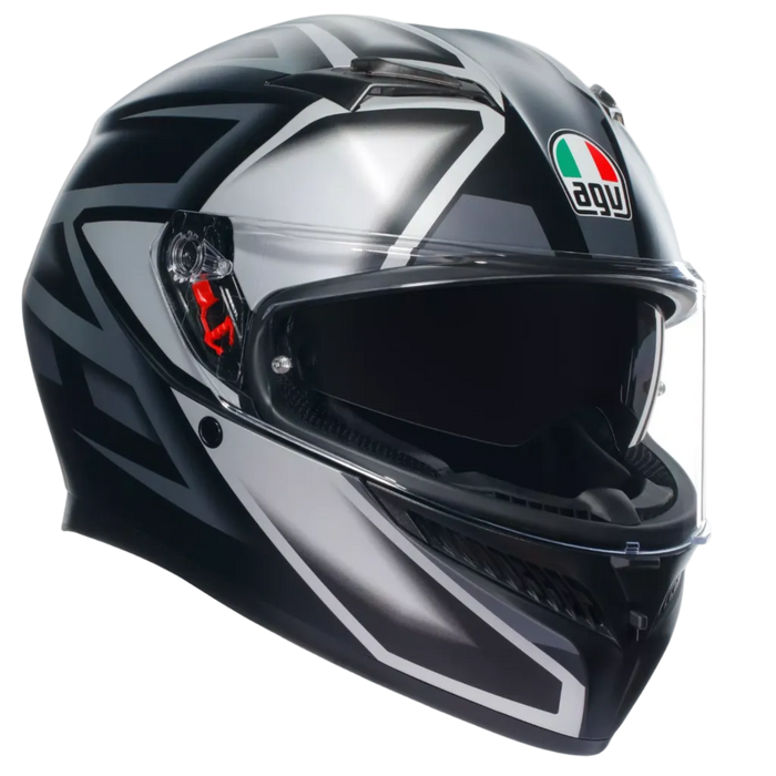 AGV šalmas K3 Compound matinė juoda/pilka