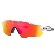 OAKLEY Sonnenbrille Radar EV Path polarisiert weiß mit Prizm Ruby