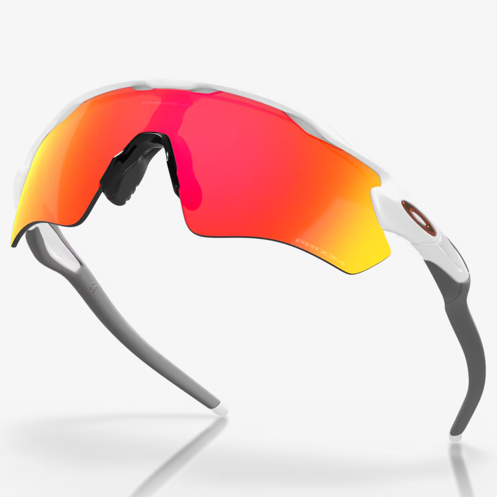 OAKLEY Sonnenbrille Radar EV Path polarisiert weiß mit Prizm Ruby