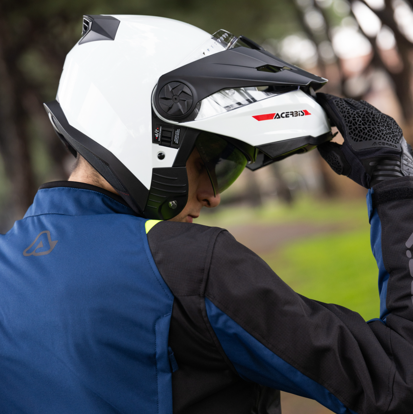 Casque ACERBIS Rider blanc