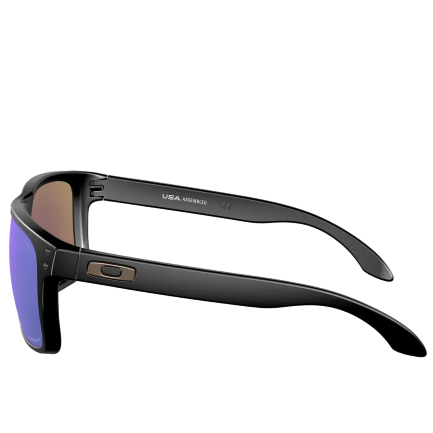 Occhiali da sole OAKLEY Holbrook XL neri opachi con lenti Prizm Irid Sapphire Irid polarizzate