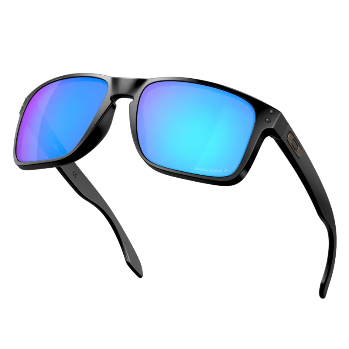 Occhiali da sole OAKLEY Holbrook XL neri opachi con lenti Prizm Irid Sapphire Irid polarizzate