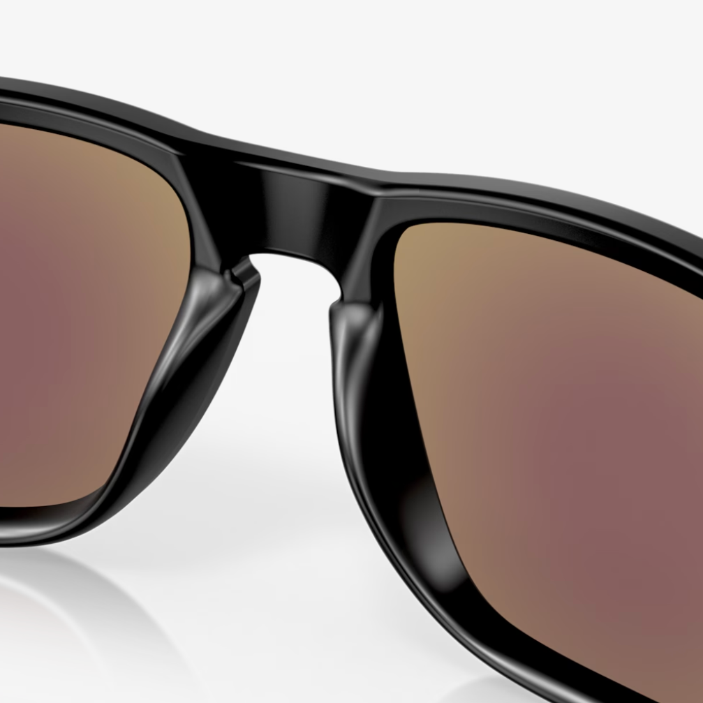Occhiali da sole OAKLEY Holbrook XL neri opachi con lenti Prizm Irid Sapphire Irid polarizzate