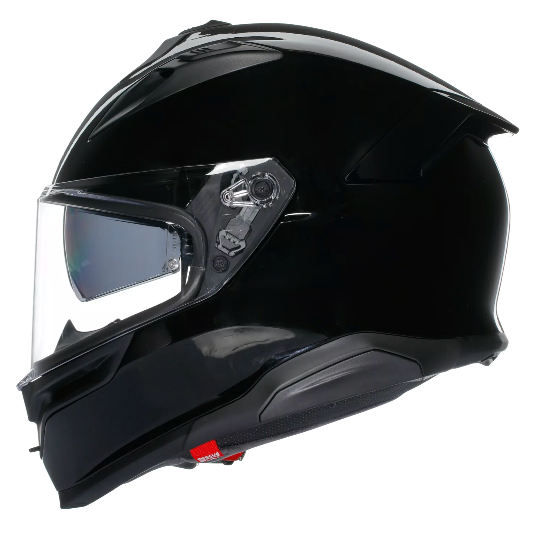AGV K7 vienspalvė juoda