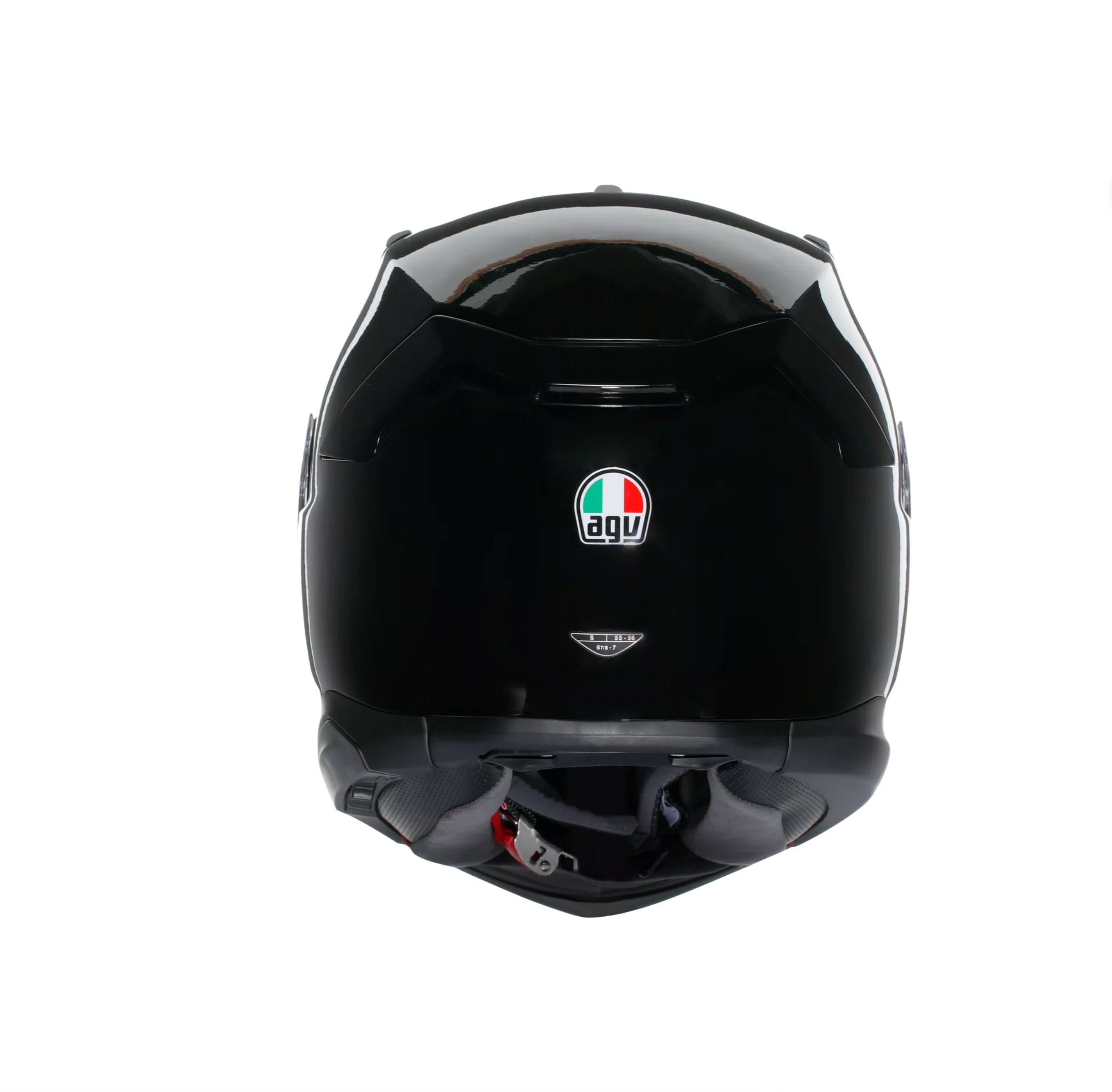 AGV K7 vienspalvė juoda