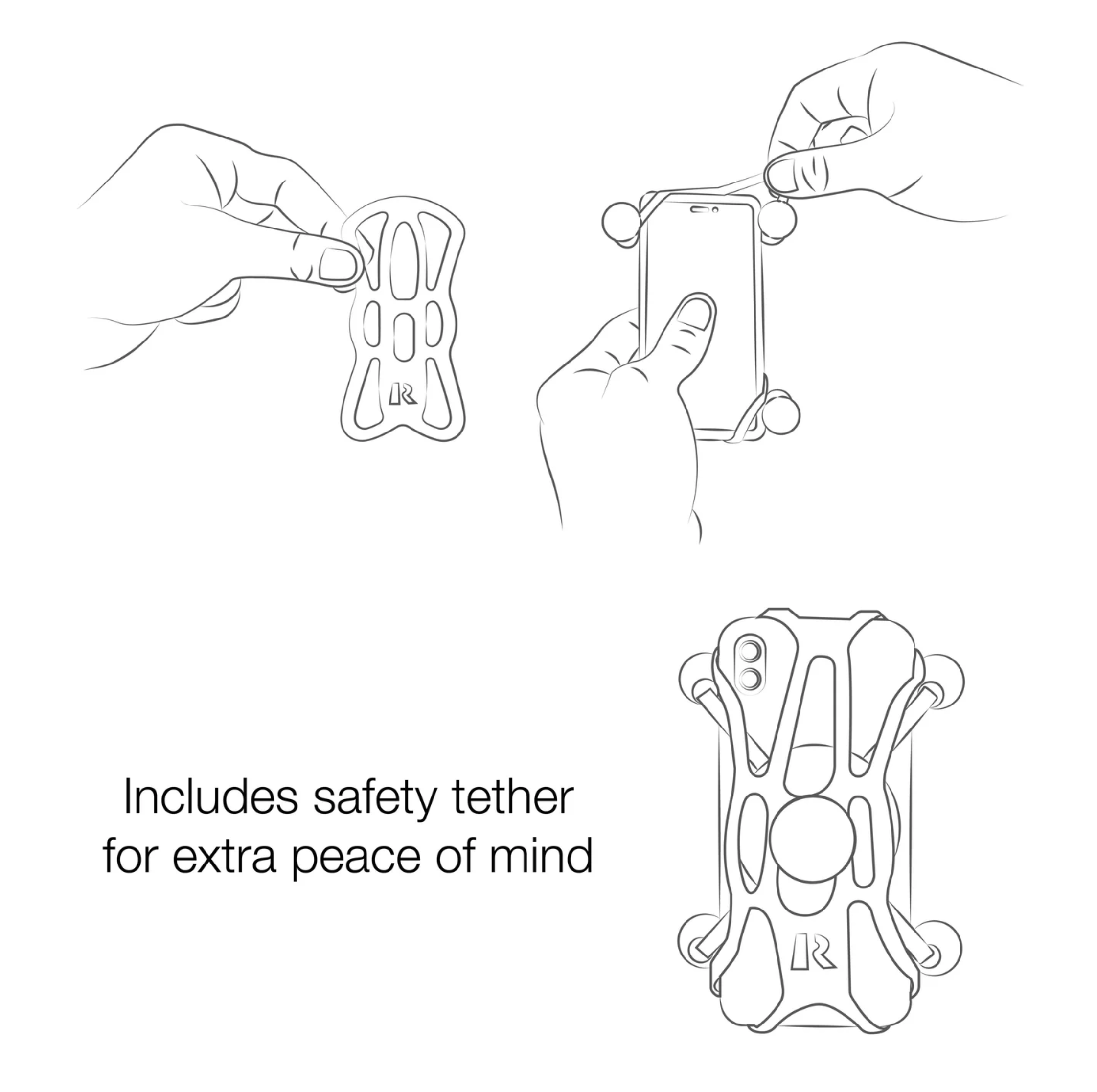 RAM MOUNT sæt til rail U-bolt Uni X-Grip