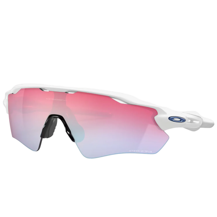 OAKLEY Radar EV Path pol weiß mit prizm snow sapphire red Sonnenbrille
