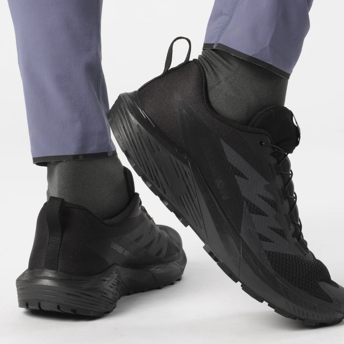 SALOMON taktische Schuhe Sense Ride 5 SR Schwarz/Schwarz/Phantom