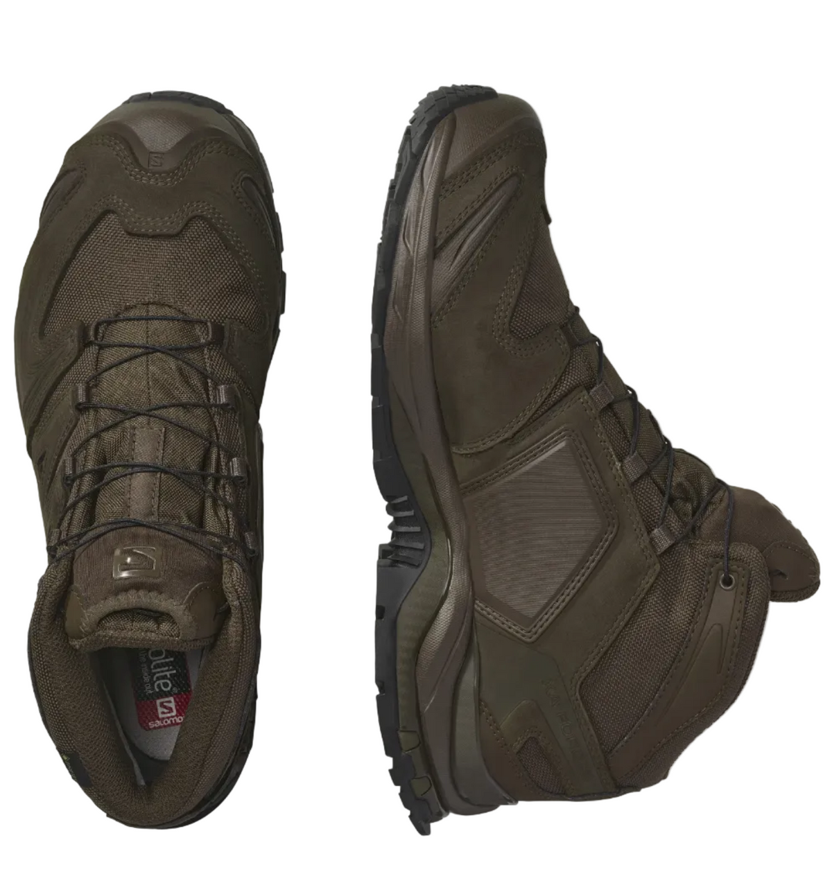 SALOMON taktisches Schuhwerk XA Forces Mid GTX EN Ebraun/Ebraun