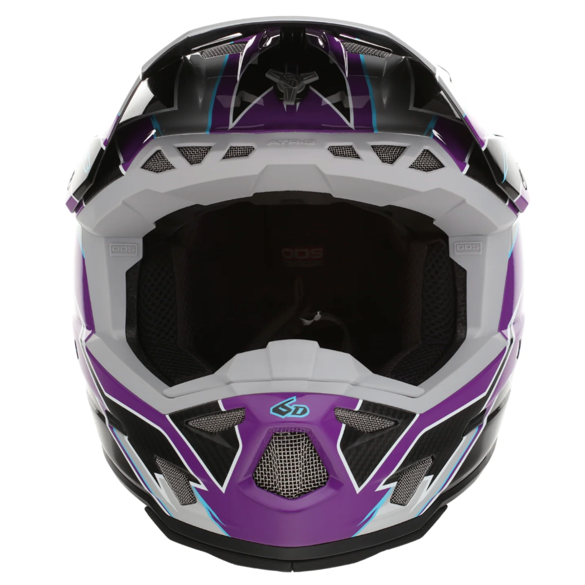 6D ATR-3 Reflex FIM Gloss purple helmet