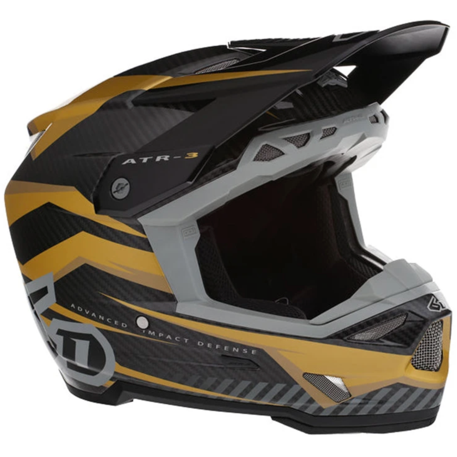 6D ATR-3 Rival FIM Gloss gold helmet