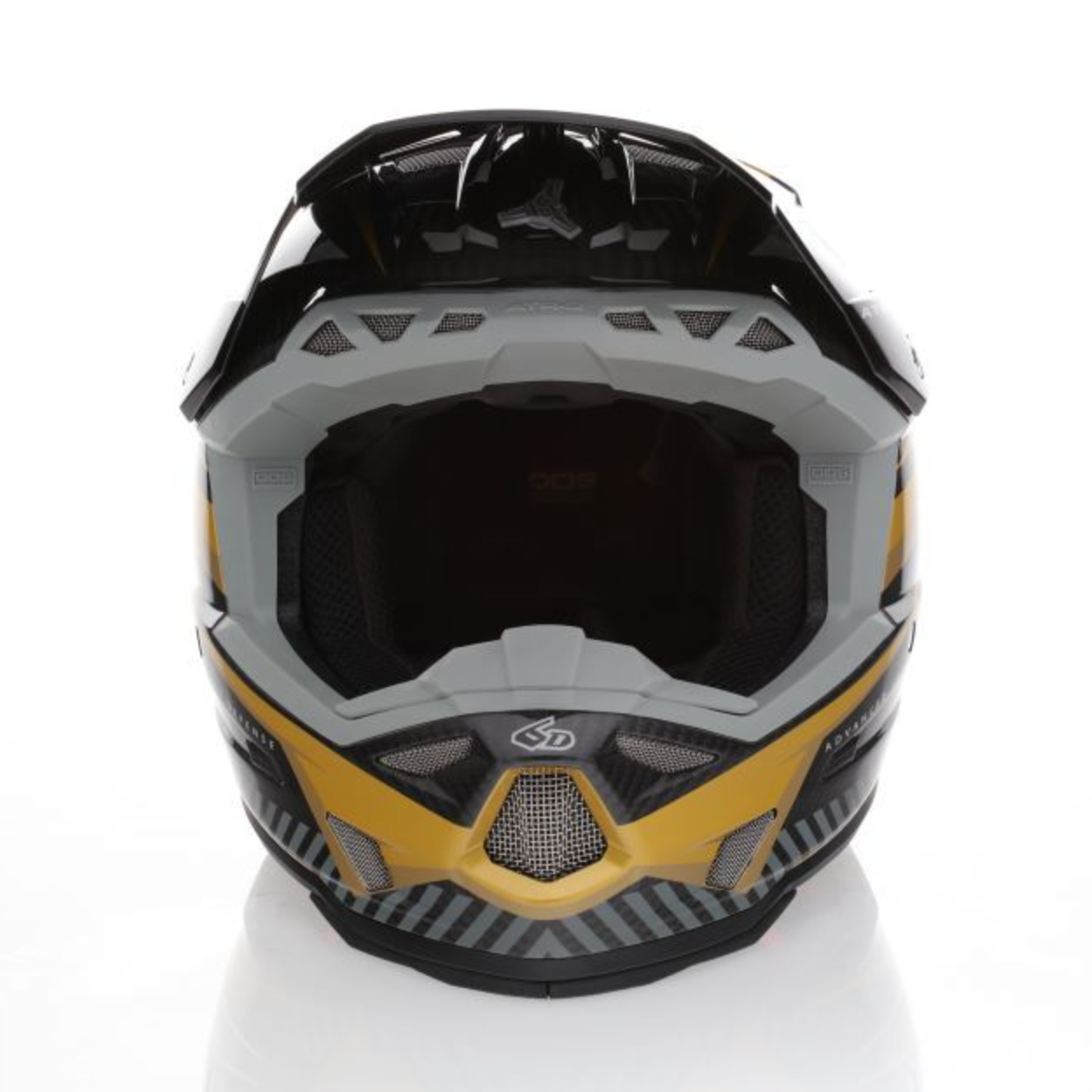 6D ATR-3 Rival FIM Gloss gold helmet