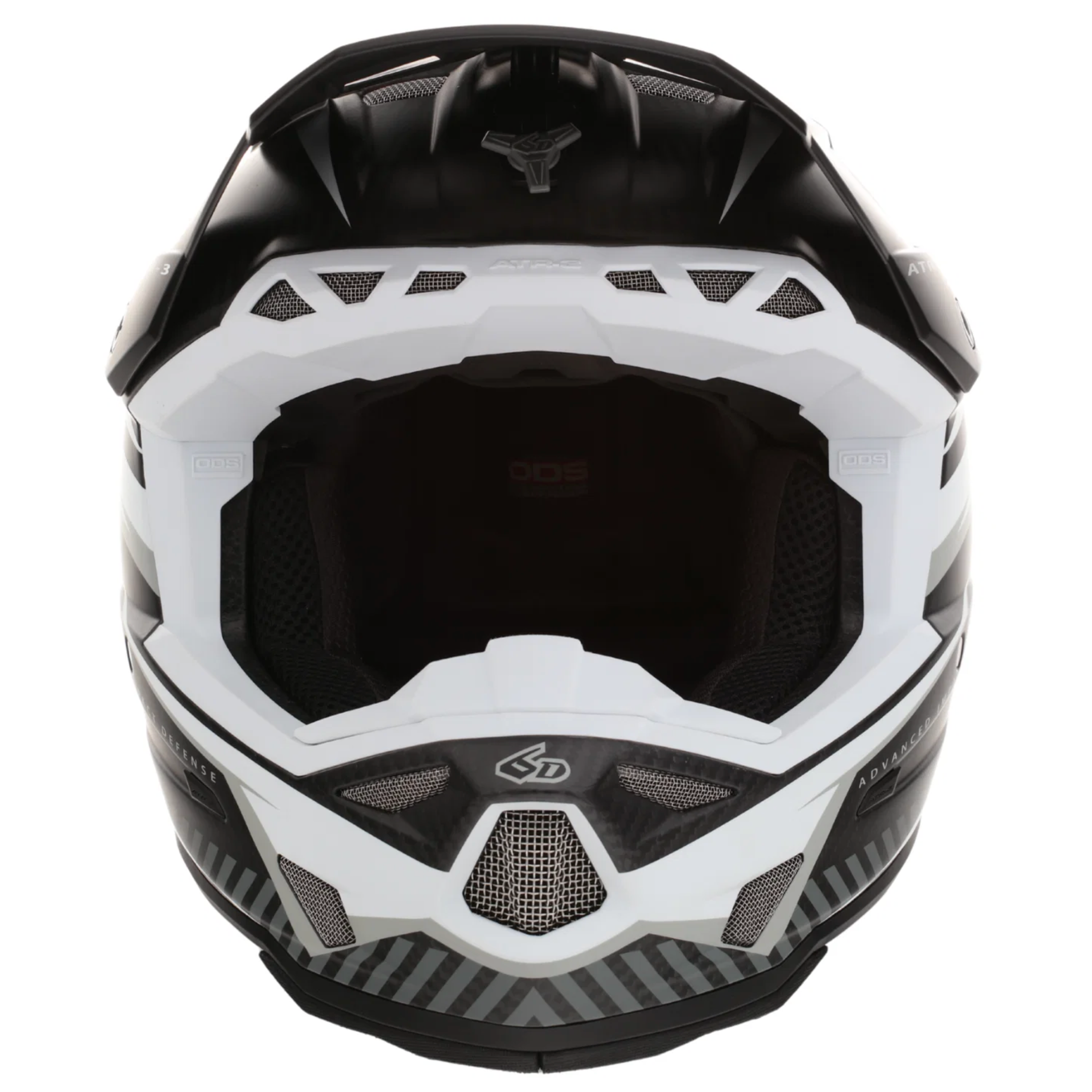 6D ATR-3 Rival FIM mat hvid hjelm