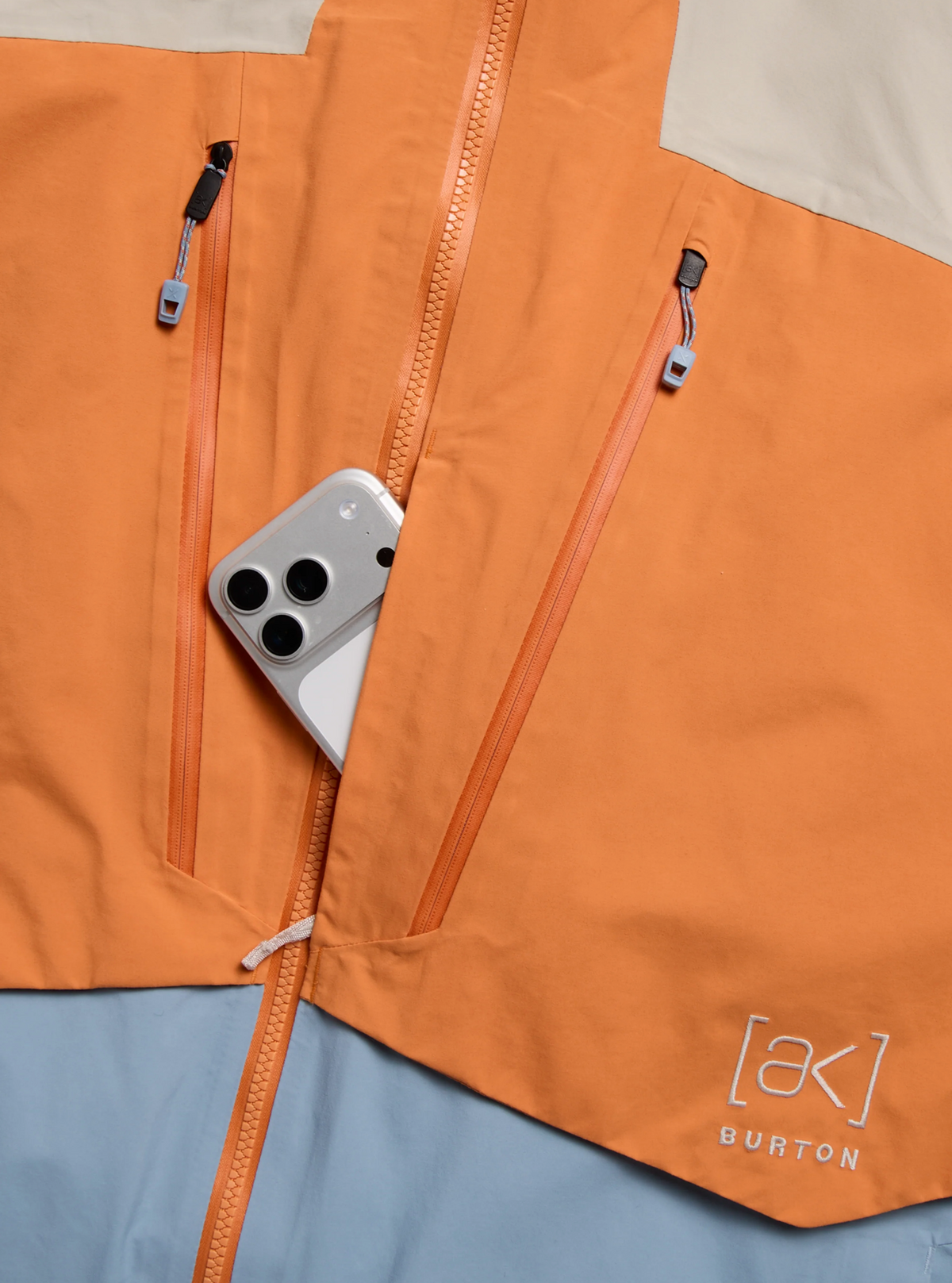 BURTON jacket M AK Gore Swash INS chlgry/gol