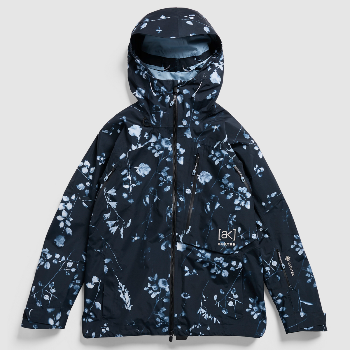 BURTON jacket W AK Gore Cyclc JKT cyanotype floral